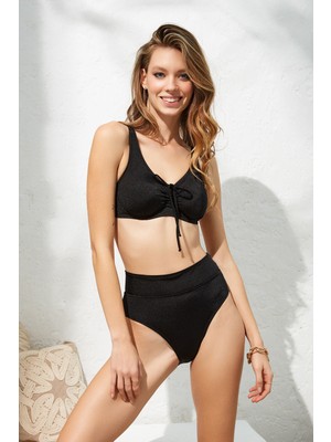 Pierre Cardin Melt Toparlayıcı Balenli Bikini Siyah 221236