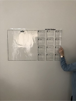 Yıllık Planlayıcı Planner Akıllı Kağıt Tahta Yazı Tahtası Kalemi Planner Annualy Planner 2025 Model 4