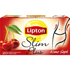 Bitki Çayı Bardak Slim-Kiraz Saplı 20 Li  x  12 Adet