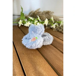 Şubu Tasarım Figürlü Peluş Lastik Toka Gri SBT427