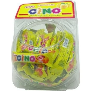 Cino Kayısı Aromalı Çikolata Kaplamalı Fondanlı Bar 15 gr x 60
