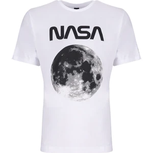 AS00843513 101106095 SN707 Nasa Planet 2fx Lumberjack Erkek T-Shirt Beyaz