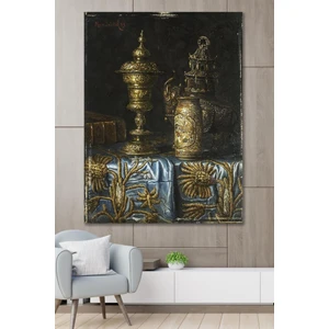 50X70 Antika Ibrik Duvar Kanvas Tablo