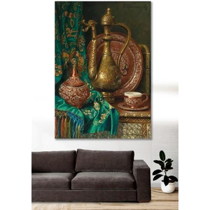 70X100 Antikalar Duvar Kanvas Tablo