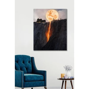 Hediyeler Kapında 100X140 Uçurum Duvar Kanvas Tablo