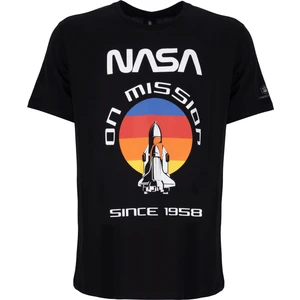 AS00843508 101106090 SN705 Nasa Mission 2fx Lumberjack Erkek T-Shirt Siyah