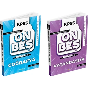 Tercih Akademi Kpss Onbeş Deneme Coğrafya, Vatandaşlık Tamamı Çözümlü Set