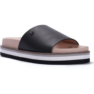 Nine West Dannıla 2fx Siyah Kadın Kalın Taban Terlik