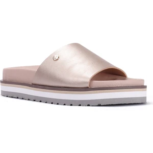 Nine West Dannıla 2fx Altın Kadın Kalın Taban Terlik