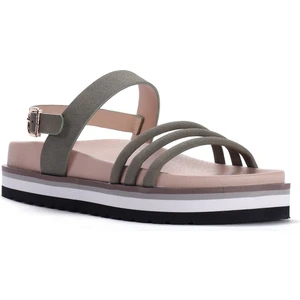 Nine West Denjı 2fx Haki Kadın Kalın Taban Sandalet