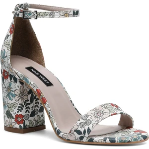 Nine West Yelte 2fx Kırık Beyaz Kadın Topuklu Sandalet