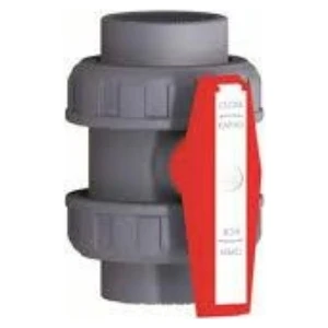 63 mm Pvc Küresel Su Vanası ( Eski Model)