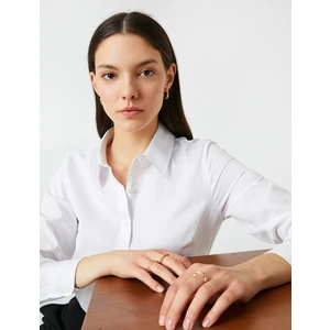 Kadın Uzun Kollu Basic Gömlek