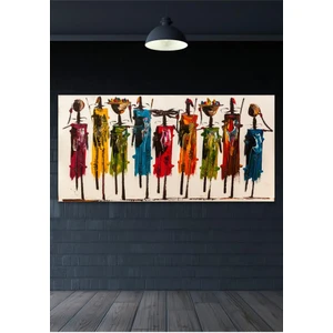 Hediyeler Kapında 80 x 40 Totemler Duvar Kanvas Tablo