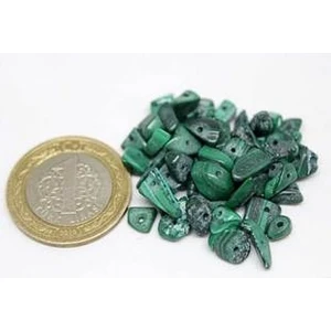 Yaşam Tohumu Delikli Malakit Taşı Mini Boy 50 Adet