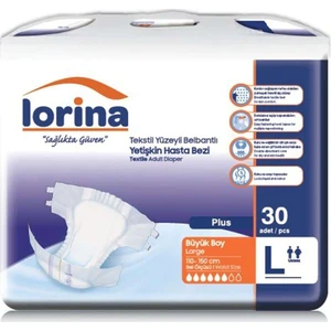 Emici Bel Bantlı Hasta Bezi Large 30 Adet