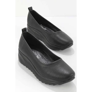 Siyah Leather Kadın Casual Ayakkabı K015863731