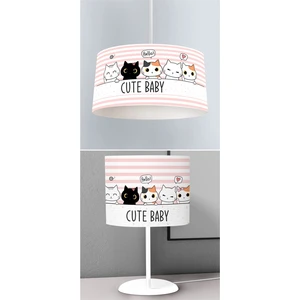 Çocuk Odası Dijital Baskılı Sarkıt Avize ve Masaüstü Abajur Avize Model 218