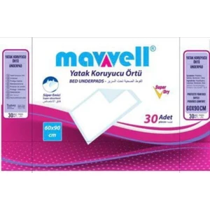 Mavvel Hasta Altı Bezi Yatak Koruyucu 60X90 cm 30 Lu