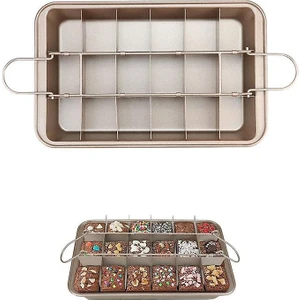 Brownie Pişirme Tavası Yaratıcı Yapışmaz (Yurt Dışından)