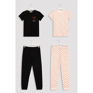 Mix My Heart 4 Pack Pijama Takımı
