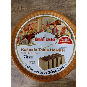 Emin Usta Kakaolu Tahin Helvası 1700 Gr.