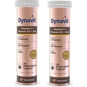 Vitamin C + Vitamin D3 + Zinc Efervesan 20 Tablet 2 Adet