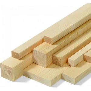 Ecs Köknar (Göknar) 1X1X10 cm (100 Adet) Ahşap Çıta Taslak Tahta Planyalı Kereste