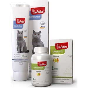 Biofeline Kısırlaştırılmış Kedi Seti ( Sterile Paste + Urinary+D )