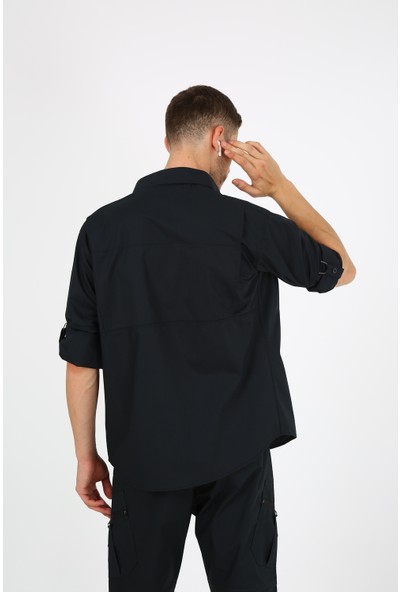 Moda Canel Monel Outdoor Siyah Tactical Gömlek Taktik Giyim Ripstop Gömlek