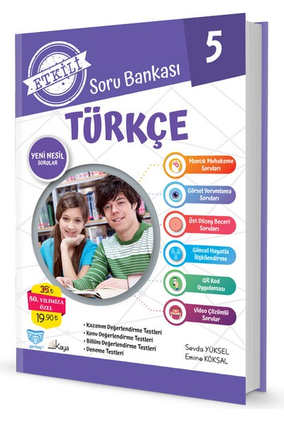 Gendaş Yayınları 5.sınıf Türkçe Etkili Soru Bankası