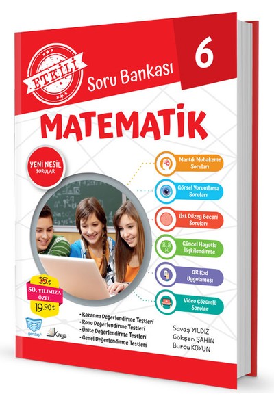 Gendaş Yayınları 6.sınıf Matematik Etkili Soru Bankası