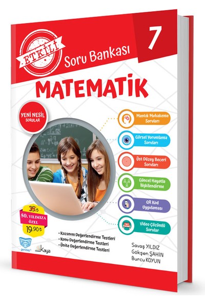 Gendaş Yayınları 7.sınıf Matematik Etkili Soru Bankası