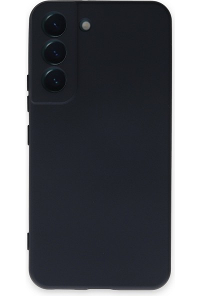 Ahk Samsung Galaxy S22 Kılıf Nano Içi Kadife Silikon - Koyu Gri