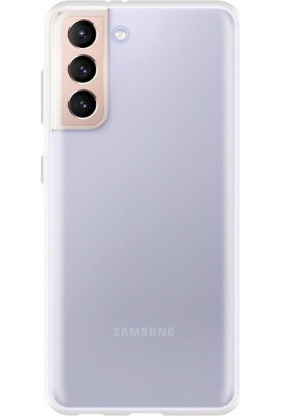 Ahk Samsung Galaxy S21 Kılıf Lüx Şeffaf Silikon