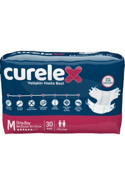 Curelex Hasta Bezi Medium 30LU 2li Paket