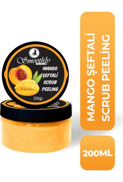 Smoothly Mango & Şeftali Aromalı Canlandırıcı & Yumuşatıcı El Ayak ve Vücut Bakım Peelingi 200GR