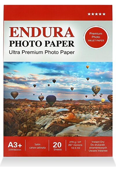 Endura Photo Paper Inkjet A3+ Satin-Mat (33X48CM) 20 Adet 270GR