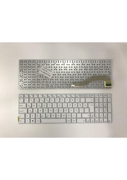 Asus X540Y, F540SC, X540YA Notebook Klavye Beyaz