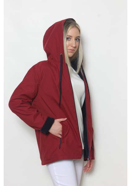 Kadın Bordo Içi Polar Mont fiyatları