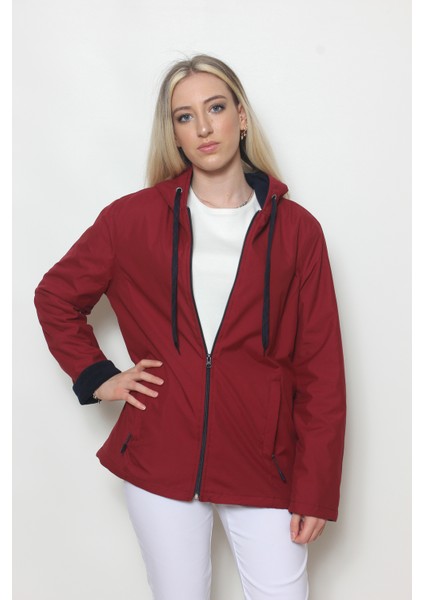 Kadın Bordo Içi Polar Mont fırsatları