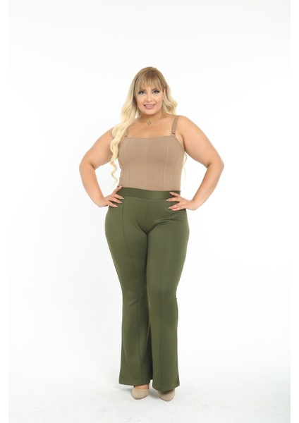 Ütü Dikişli Ispanyol Paça Pantolon fiyatları