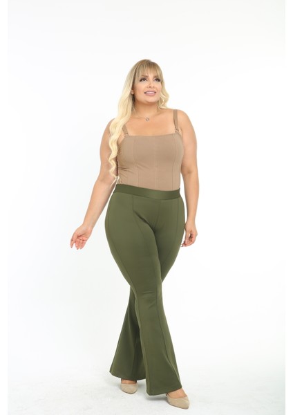 Ütü Dikişli Ispanyol Paça Pantolon modelleri