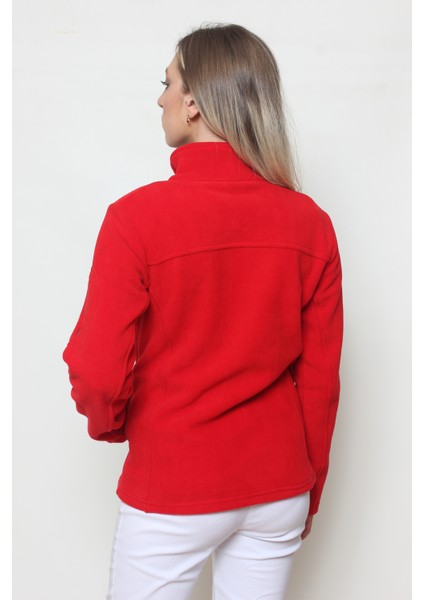 Kadın Kırmızı Polar Hırka fırsatları