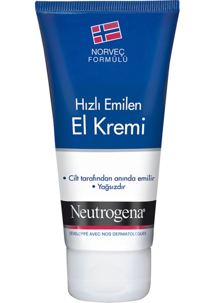 Hızlı Emilen El Kremi 75ML