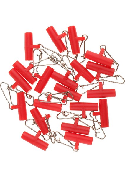 20 Adet Balıkçılık Platier Örgü Hattı Için Kanca Yapış Bağlayıcı ile Slaytlar (Yurt Dışından) modelleri