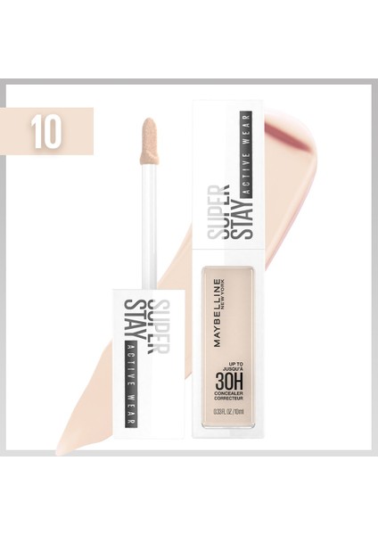 Maybelline Super Stay Active Wear 30H Concealer 10 Fair 10ML fiyatları