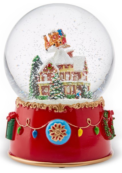 House And Santa Müzikli Yılbaşı Kar Küresi fırsatları