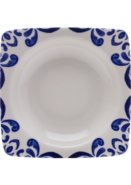 Ethnic Blue 24 Parça Kare Porselen Yemek Takımı modelleri