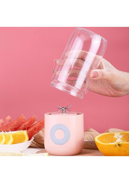 500 ml Mini Elektrikli Blender - Pembe (Yurt Dışından)